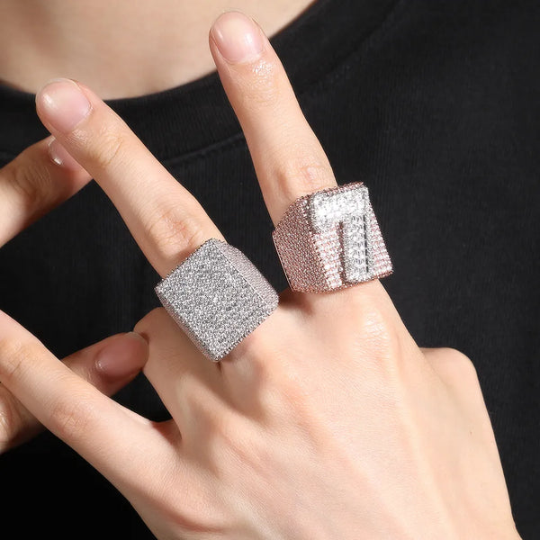 Custom Letters and Numbers Ring